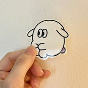 もるのおすわりステッカー
