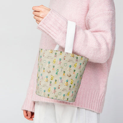 バケツ型トートバッグ